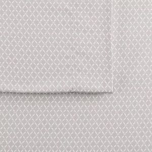 The Big One Full (extra soft) Size Sheet Set- Lattice Gray